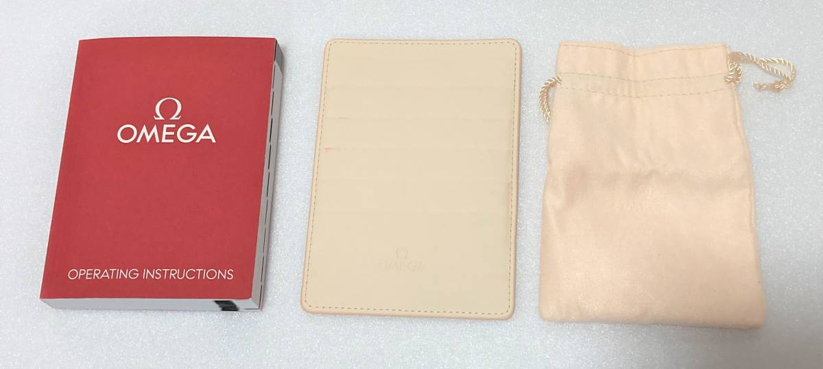 美品 純正 OMEGA オメガ 時計ケース 箱 ボックス タグ 冊子 ギャラン  