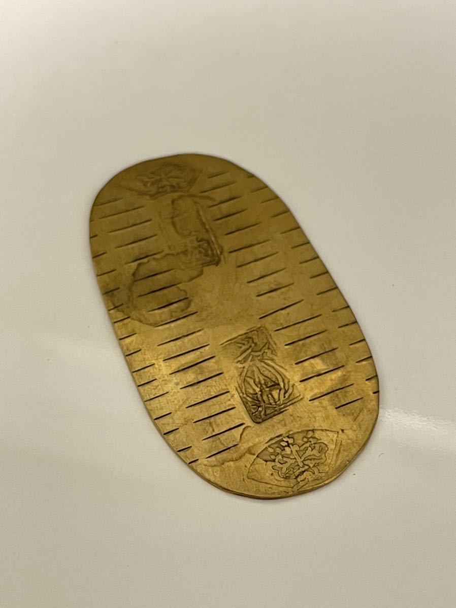 鑑定書) 駿河座 古慶長小判 重さ約13g コレクション 古銭 小判 貨幣