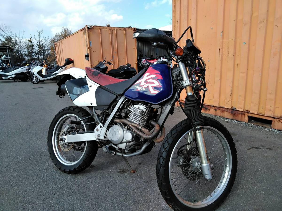 神戸明石発！ホンダ XR250(MD30) 書類付き！引取り限定の難あり車両 
