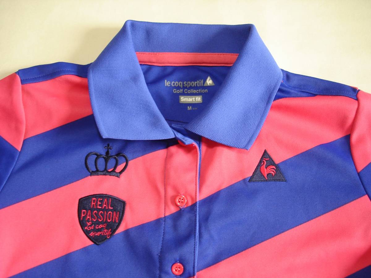 ルコック　le coq　Sportif　速乾　ゴルフポロシャツ　Smart Fit　M_2