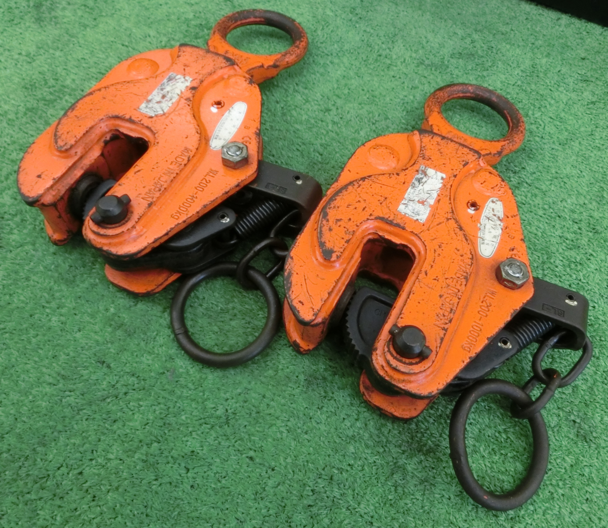 イーグルクランプ 縦つり用 クランプ SL-1t 3-20 2個セット（中古品 