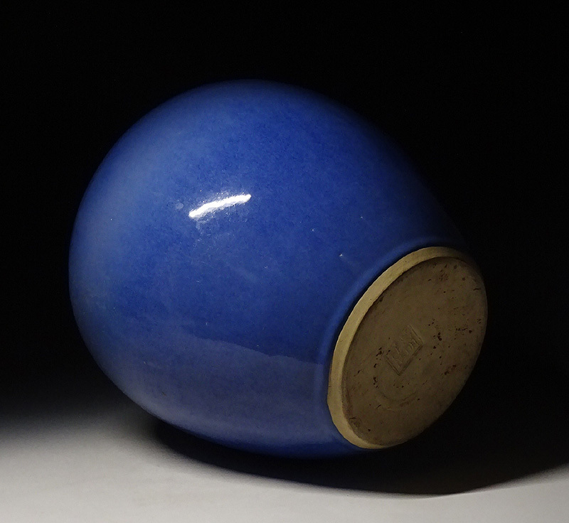 中国 葛明祥造 海鼠釉 花器 壺 緑屋i□ 中国古玩 葛明祥造 海鼠