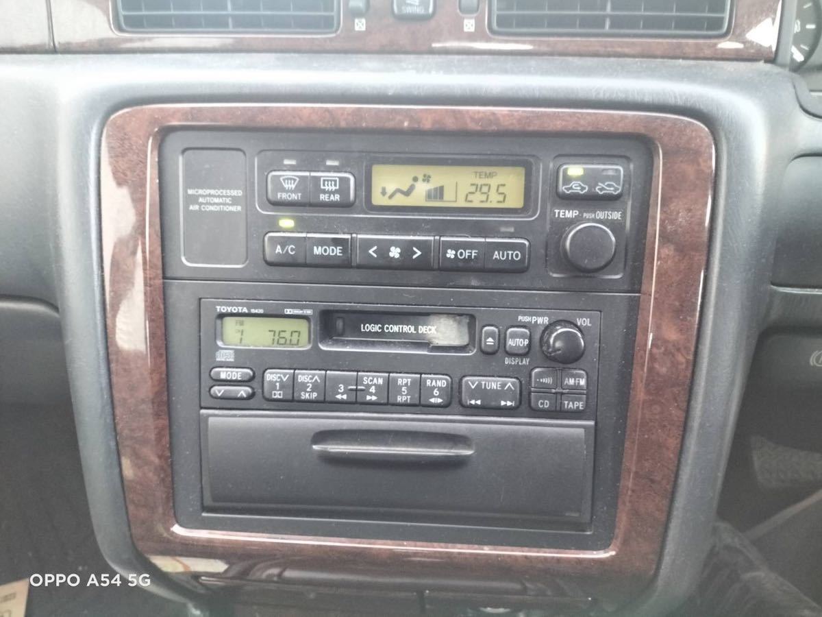 車 jzs151 jzs155 クラウン エアコンパネル オーディオパネル付き