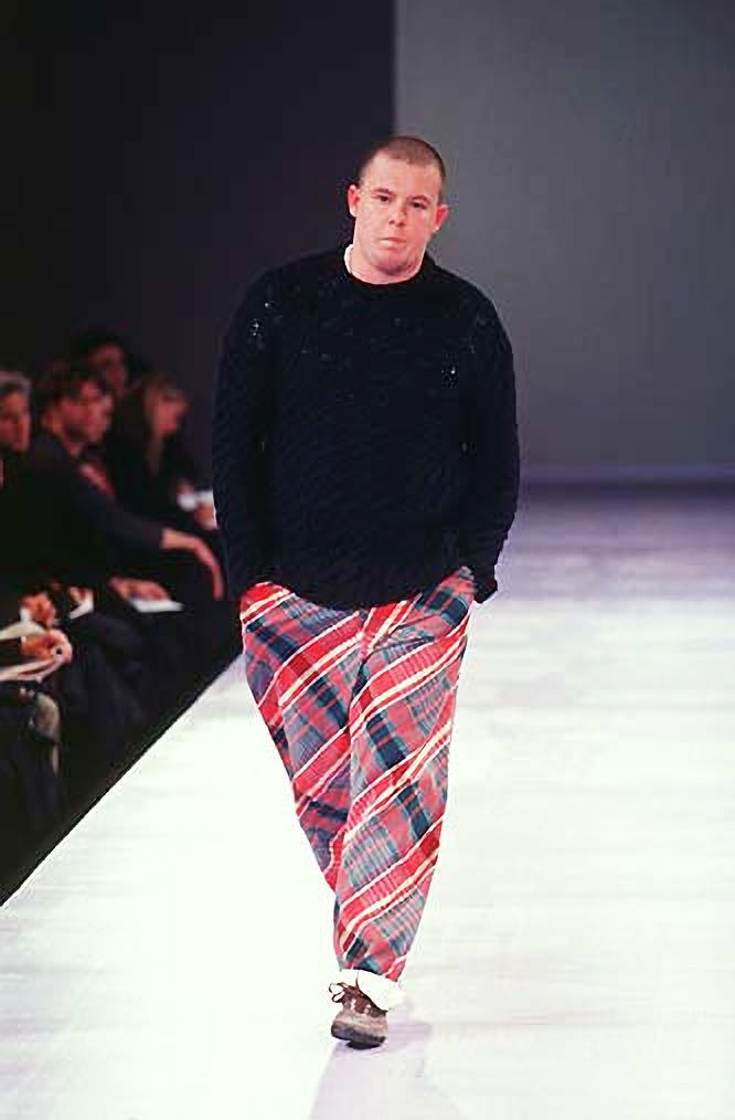 97AW バイアス ニットセーター ウール縮絨 ALEXANDER McQUEEN