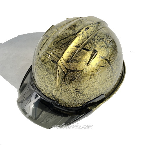  進和 ヘルメット SS19VPRA 別注 ゴールドマーブ塗装 スモークB(作業用ヘルメット)｜売買されたオークション情報、yahooの商品情報をアーカイブ公開 - オークファン 作業用ヘルメット