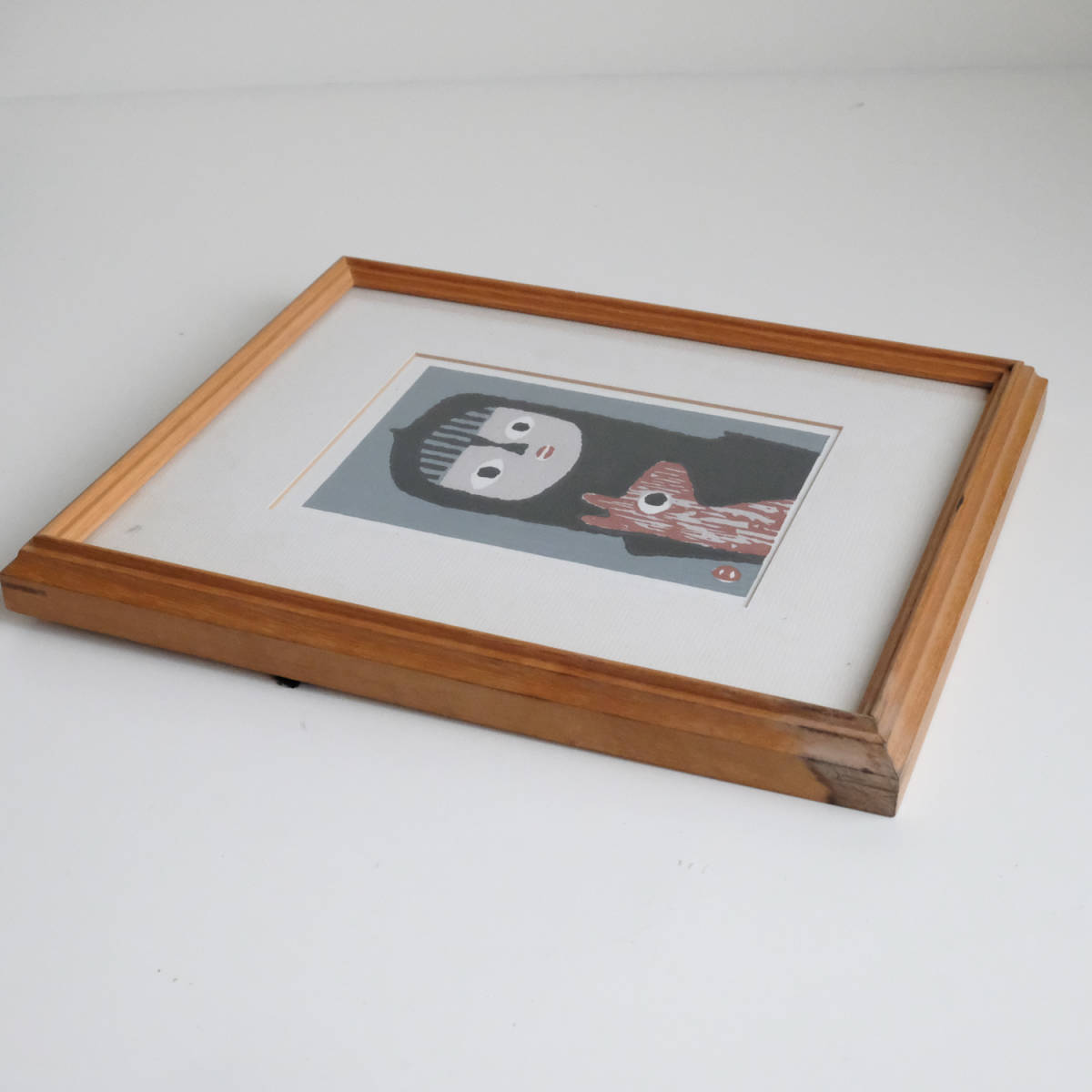 畦地梅太郎 木版画 子供と犬(雑貨)｜売買されたオークション情報