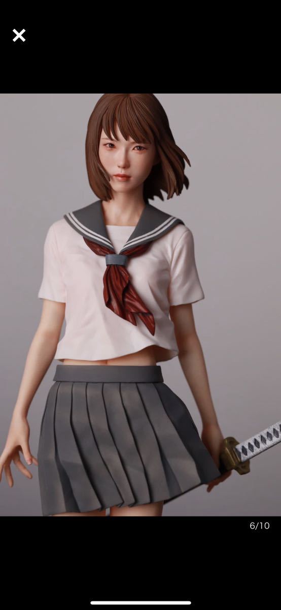 アトリエイット JK刀 1&frasl;8スケール 1&frasl;8 塗装済完成品 林浩己 - | ガレージキット キット完成品 Girls Weapon Yahoo!オークション 日進月歩 公式通販 ダガシヤトキテツ