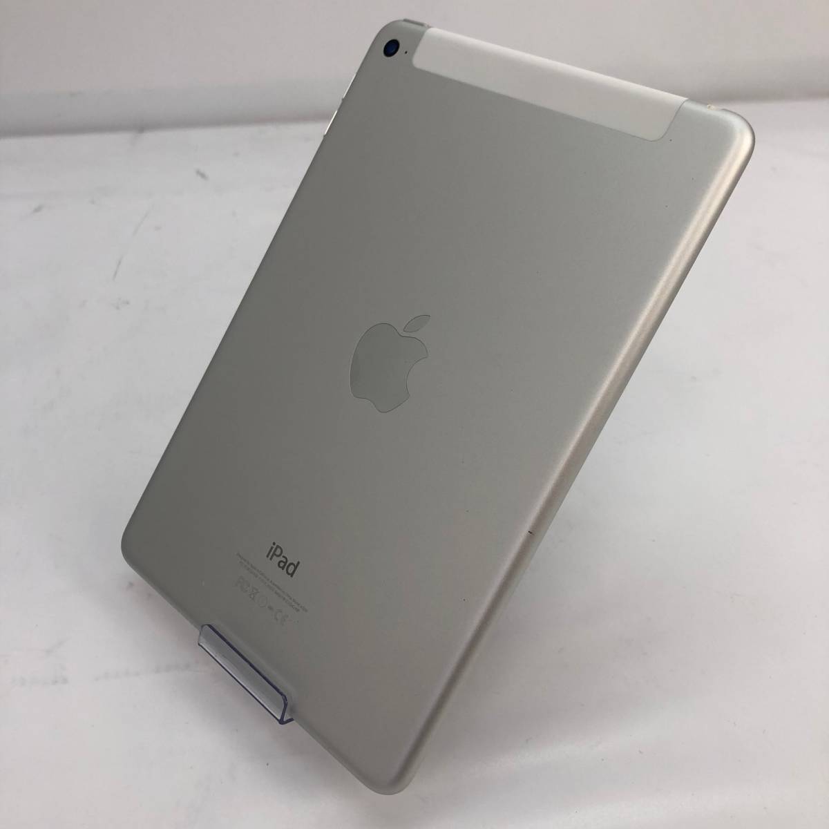美品 iPad Mini 4Wi-Fi+セルラー128GB DoCoMoシルバー No.6289【apple】iPad mini4 Wi-Fi Cellular 128G docomo シルバー
