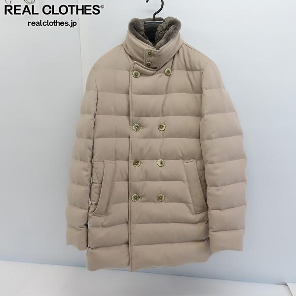 人気，セール HERNO/ヘルノ カシミヤ100% 襟ファー ダブル ダウンジャケット/50 /100(Lサイズ)｜売買されたオークション情報、yahooの商品情報をアーカイブ公開 - オークファン Lサイズ