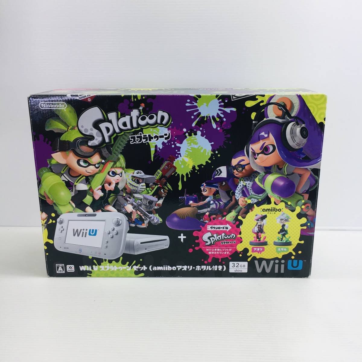 Wii U スプラトゥーン セット (amiibo アオリ・ホタル付き) 【公式通販】