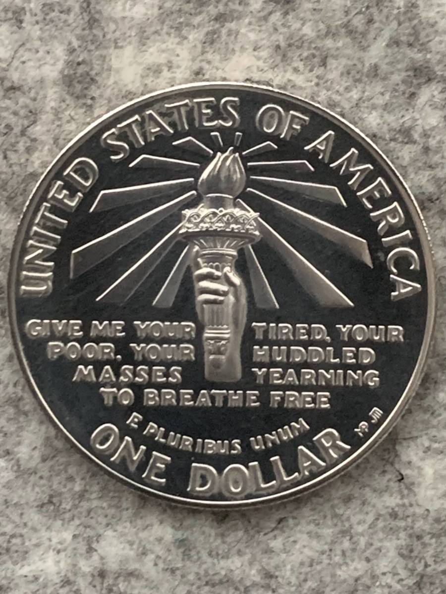 アメリカ 1986年 自由の女神像 1ドル銀貨 フランクリンミント社 コイン