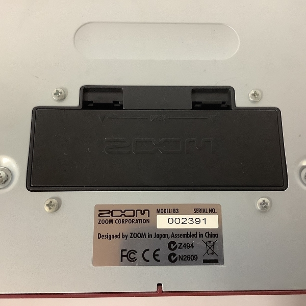 ZOOM/ズーム B3 ベース用 マルチエフェクター アンプシミュレーター