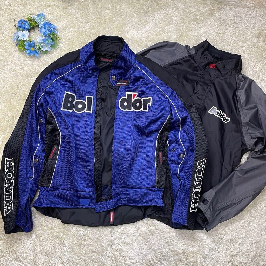 【高品質，正規品】 レア ホンダ レーシング ジャケット ジャンパー ライダース インナー プロテクター付き HRC Honda Racing Super Bold&rsquo;or 刺繍ロゴ多数(ホンダ)｜売買されたオークション情報、yahooの商品情報をア ホンダ
