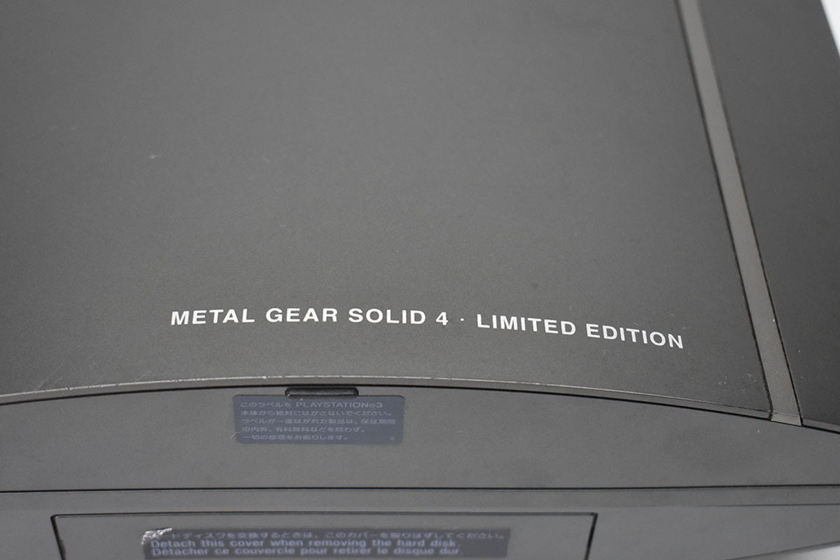 SONY PlayStation3 CECHH00 40GB メタルギアソリッド4モデル 鋼 本体 