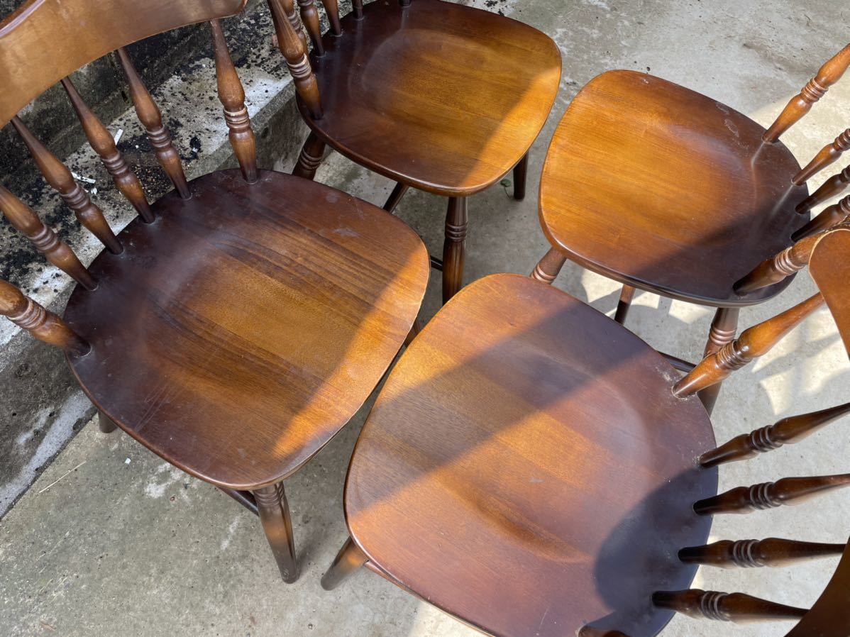 キツツキ ダイニング5点セット テーブル＋チェア4脚 天然無垢材 飛騨  