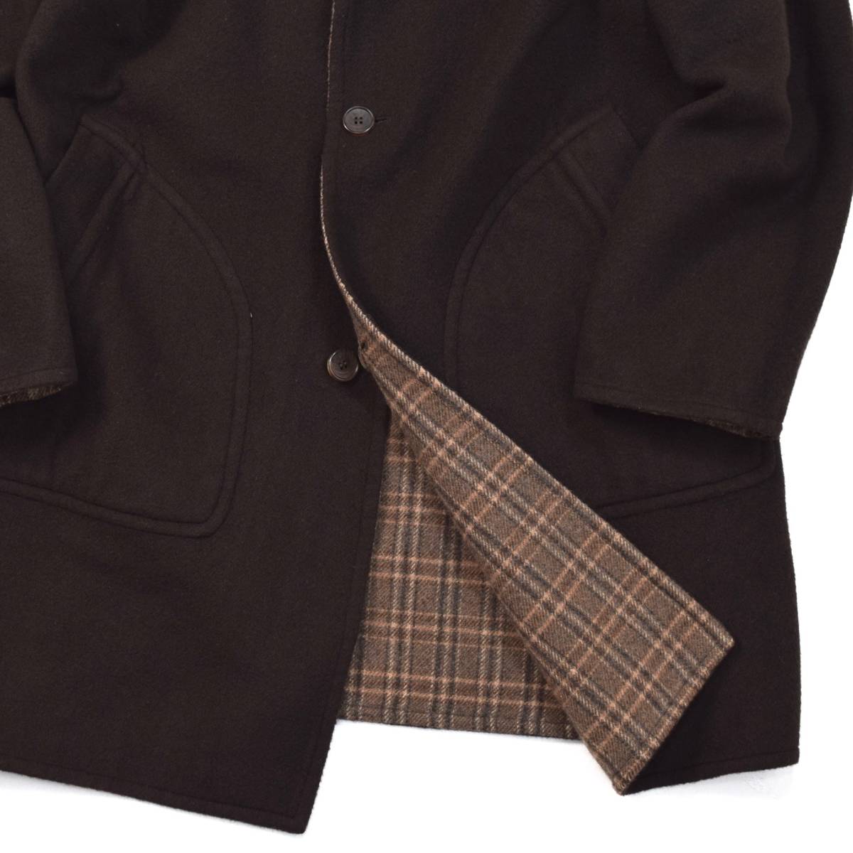 53万 最高級 イタリア製 dunhill / ダンヒル 贅沢な「両面リバーシブル
