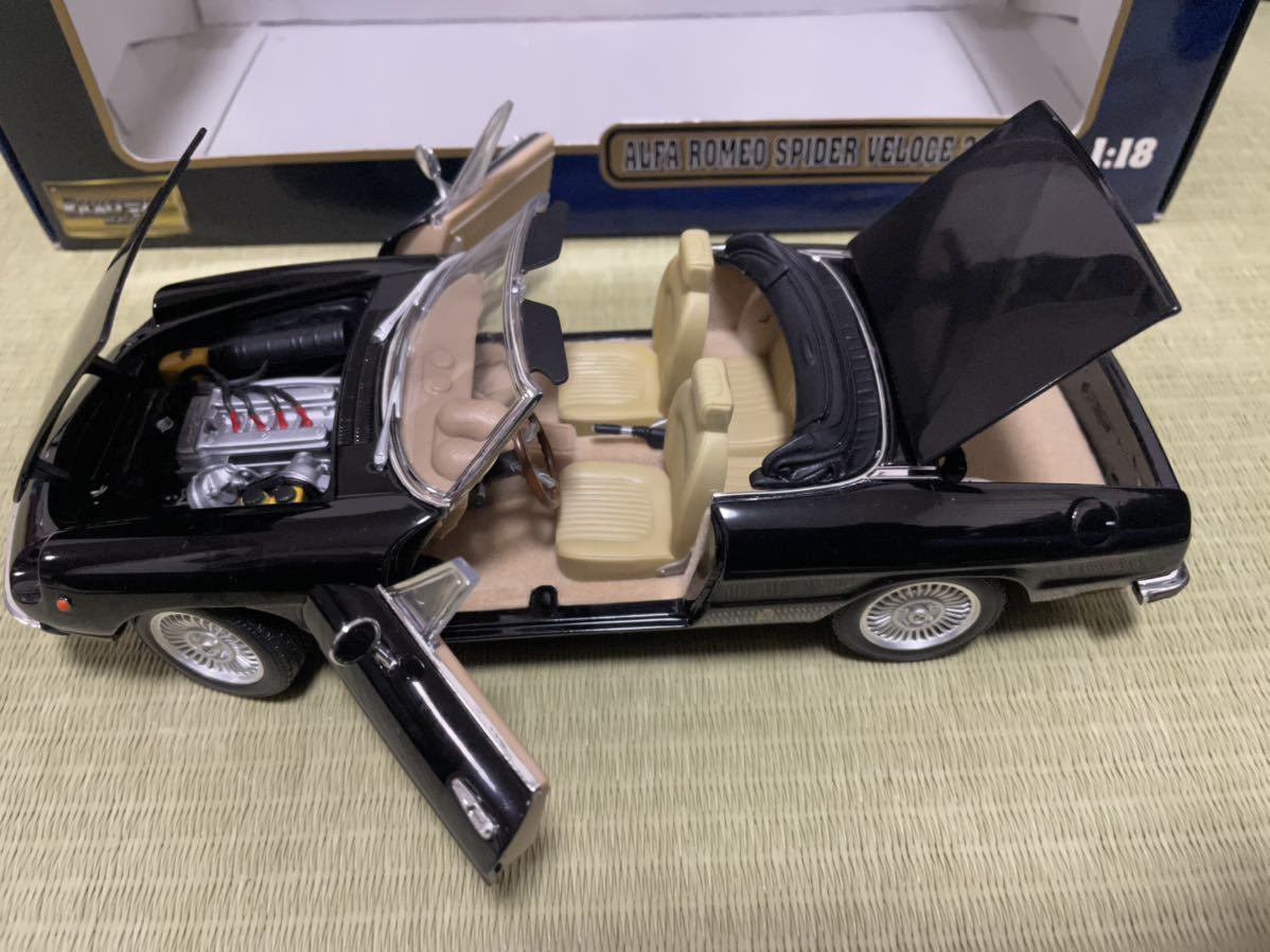 Ricko アルファロメオスパイダー Alfa Romeo Spider Veloce 2000 1/18 1&frasl;18 アルファロメオ スパイダー 1&frasl;18スケール アルファスパイダー（アルファロメオ）の歴代モデル・グレード別 Q4（4WD