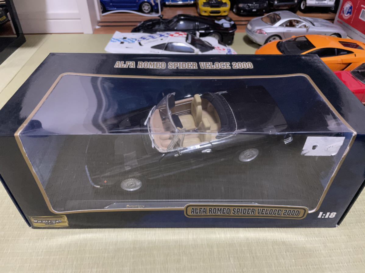 Ricko アルファロメオスパイダー Alfa Romeo Spider Veloce 2000 1/18 1&frasl;18 アルファロメオ スパイダー 1&frasl;18スケール アルファスパイダー（アルファロメオ）の歴代モデル・グレード別 Q4（4WD