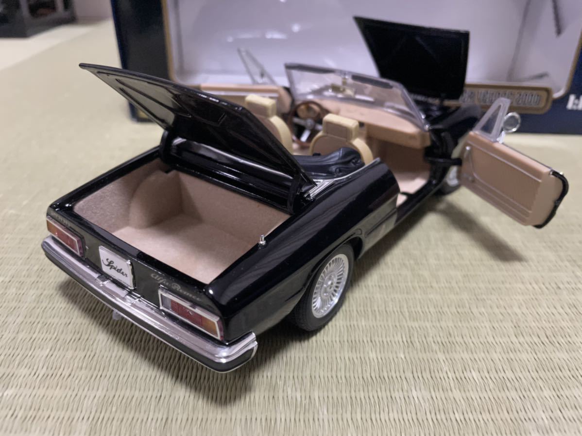 Ricko アルファロメオスパイダー Alfa Romeo Spider Veloce 2000 1/18 1&frasl;18 アルファロメオ スパイダー 1&frasl;18スケール アルファスパイダー（アルファロメオ）の歴代モデル・グレード別 Q4（4WD