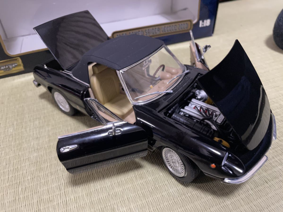 Ricko アルファロメオスパイダー Alfa Romeo Spider Veloce 2000 1/18 1&frasl;18 アルファロメオ スパイダー 1&frasl;18スケール アルファスパイダー（アルファロメオ）の歴代モデル・グレード別 Q4（4WD