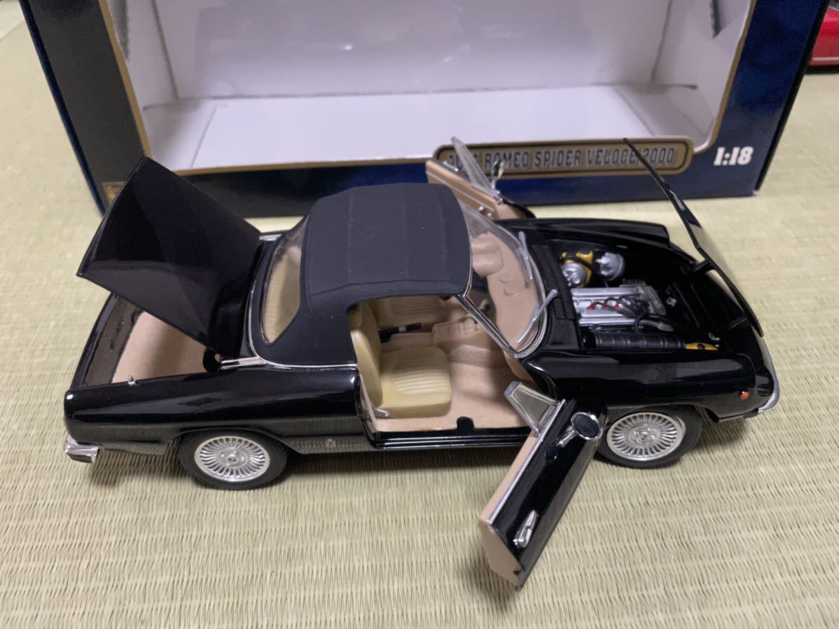 Ricko アルファロメオスパイダー Alfa Romeo Spider Veloce 2000 1/18 1&frasl;18 アルファロメオ スパイダー 1&frasl;18スケール アルファスパイダー（アルファロメオ）の歴代モデル・グレード別 Q4（4WD