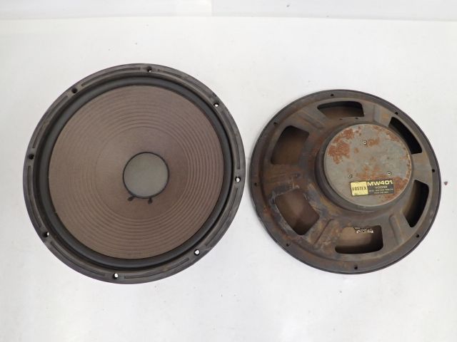FOSTEX MW401 フォステクス 38cm ウーファーユニット ペア 動作品 (1
