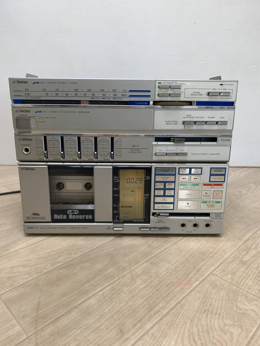 ビクター PC-55 PC-R55 ラジカセ Victor ミニコンポ 昭和レトロ 美品
