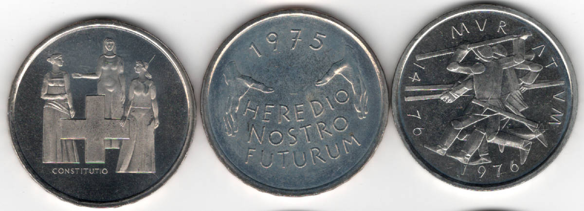 スイス 5フラン 1948年～1982年 7種 スイス Yahoo!オークション