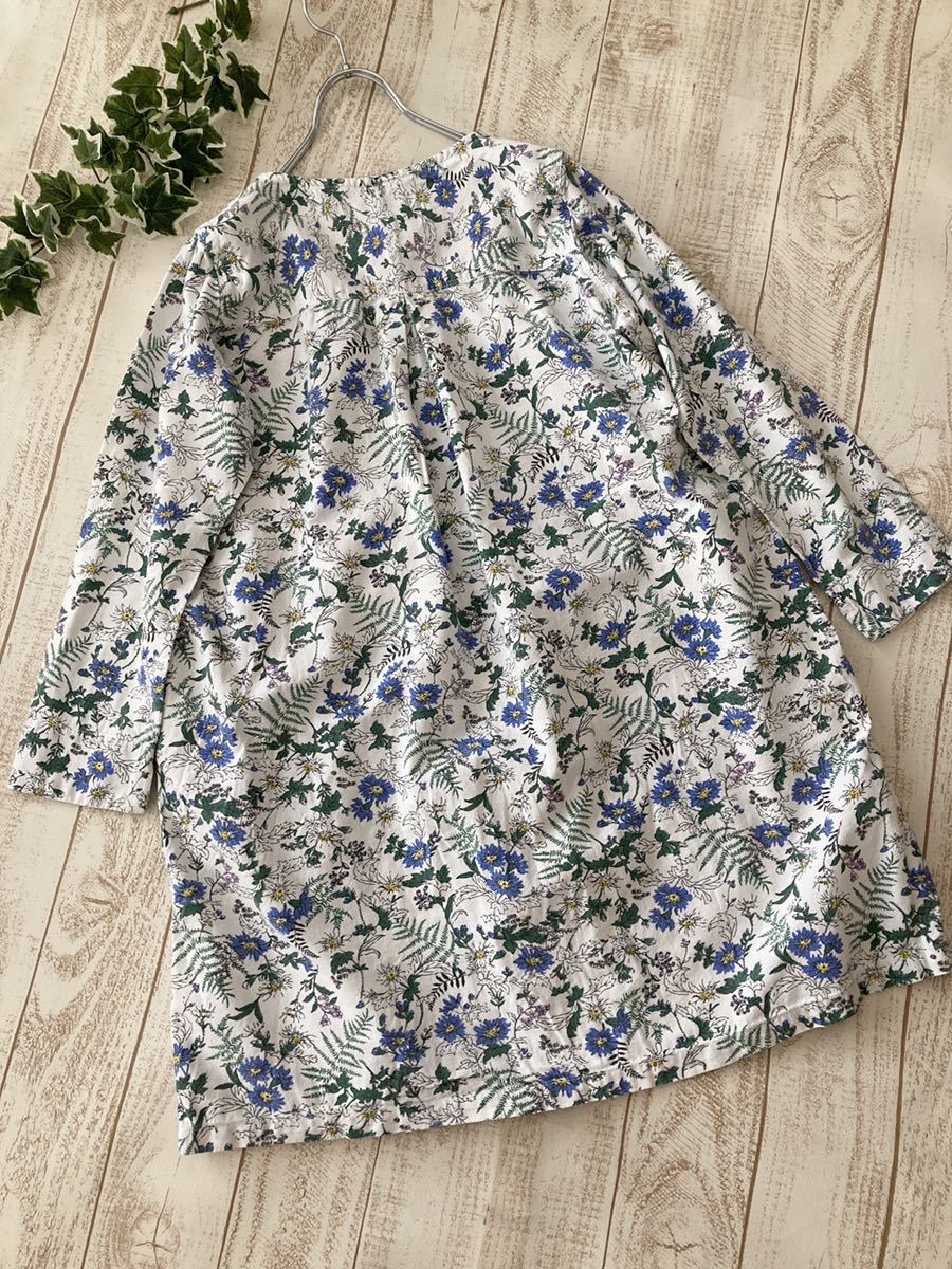 3 サニークラウズ Sunny Clouds 春 ゆったり ノーカラー花柄コットンワンピース サイズl フェリシモ Lサイズ 売買されたオークション情報 Yahooの商品情報をアーカイブ公開 オークファン Aucfan Com