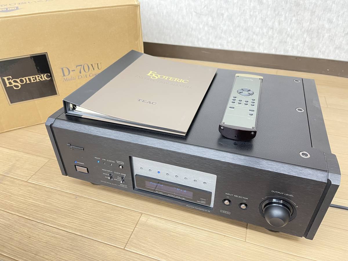 豊富な，定番人気 □ESOTERIC D-70VU D/Aコンバーター エソテリック