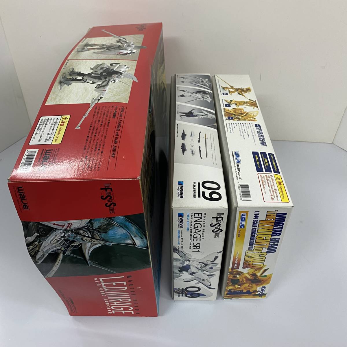 新品・未開封）WAVE FSS ファイブスター物語 プラモデル3点セット（KOG 