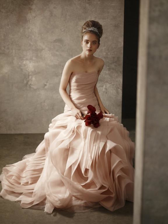 White by Vera Wang VW351011 US0 Blush ヴェラウォン(マーメイド 