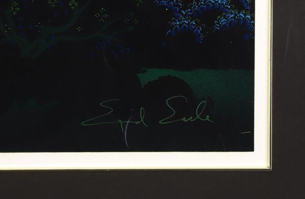 真作】【WISH】アイベン・ロール Eyvind Earle「ガードナーの牧場 