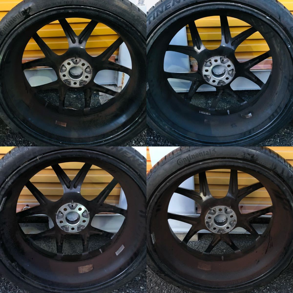 アルミホイール WALD 22 INCH PCD 112 タイヤ CONTINENTAL 265/30 ZR