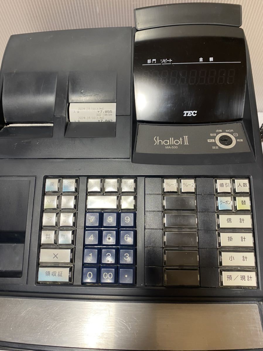 TEC MA-500 電子レジスター II』 電子レジスター『Shallot 電子