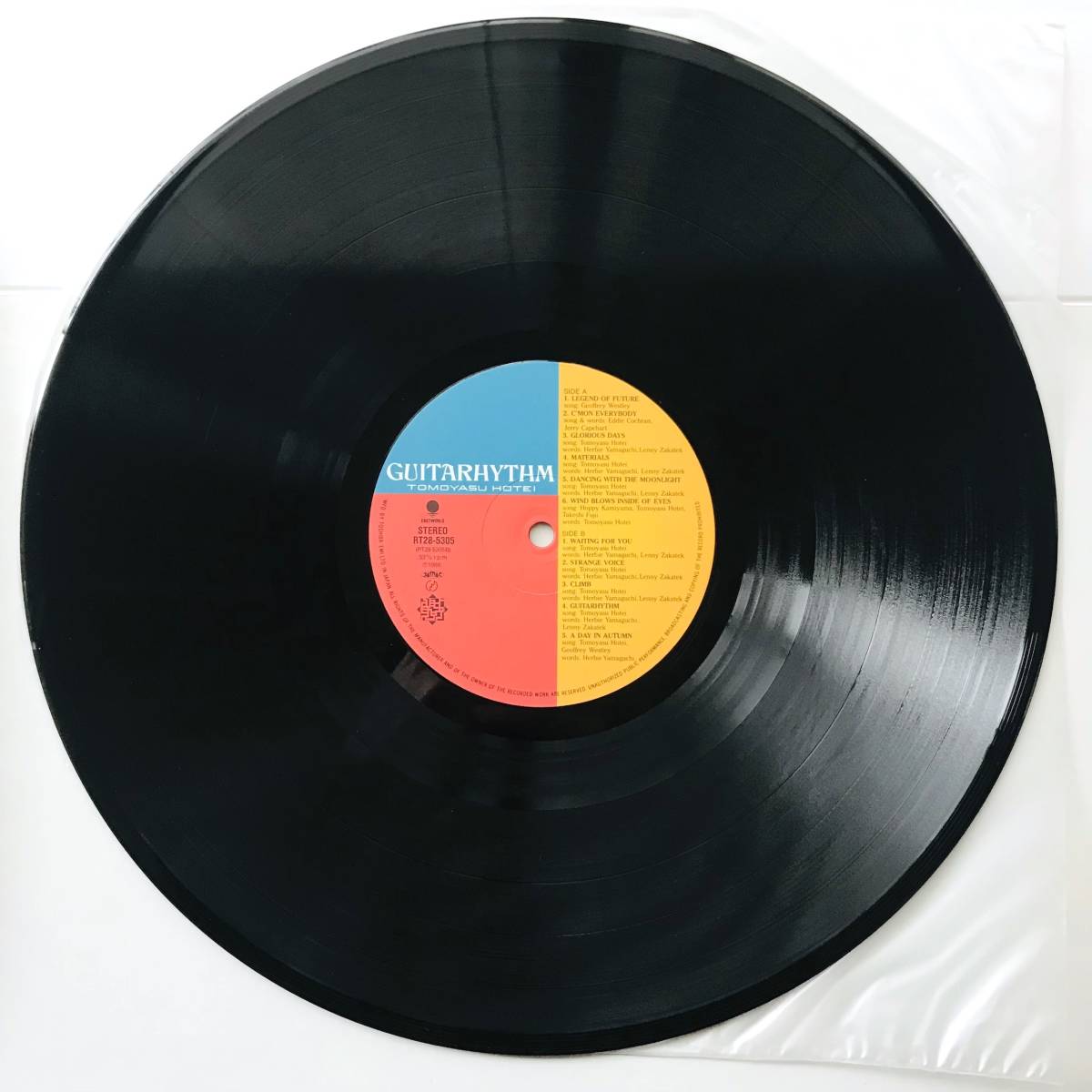 貴重｜レコード‥布袋寅泰〔GUITARHYTHM〕ギタリズム/BOOWY/ボウイ/氷室