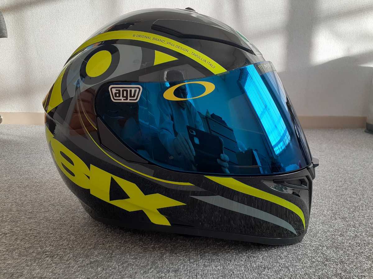 HOT，得価 AGV agv K-3 type OT43-A ブルーミラーシールド サイズ L 付属品全て有(Lサイズ)｜売買されたオークション情報、yahooの商品情報をアーカイブ公開 - オークファン フルフェイス（オンロード用）