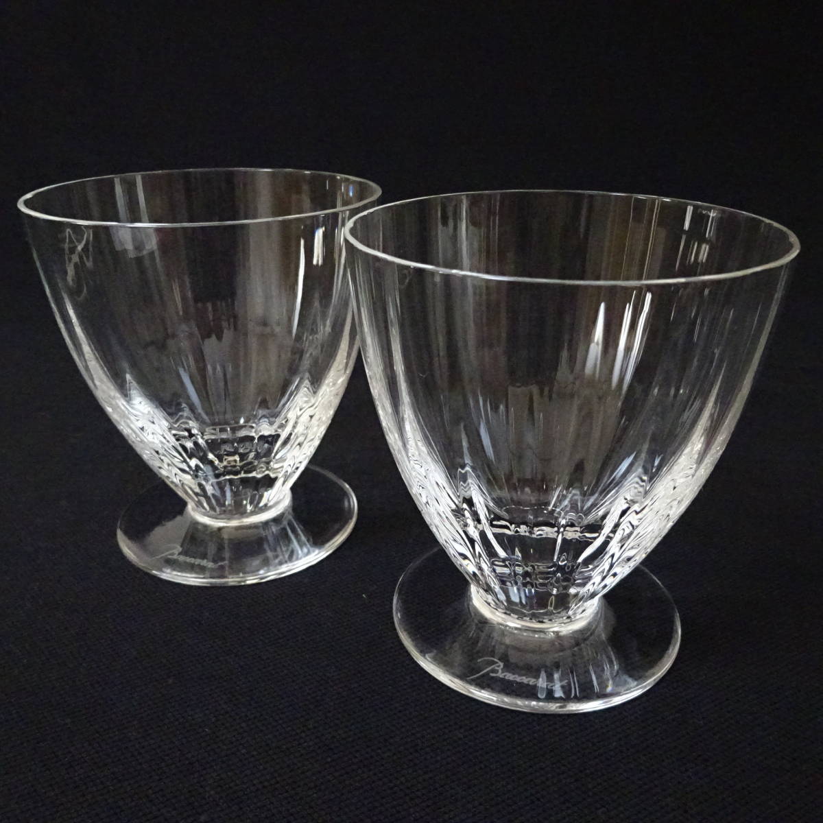 1297101-173】Baccarat バカラ フロール ウォーターゴブレット2客 