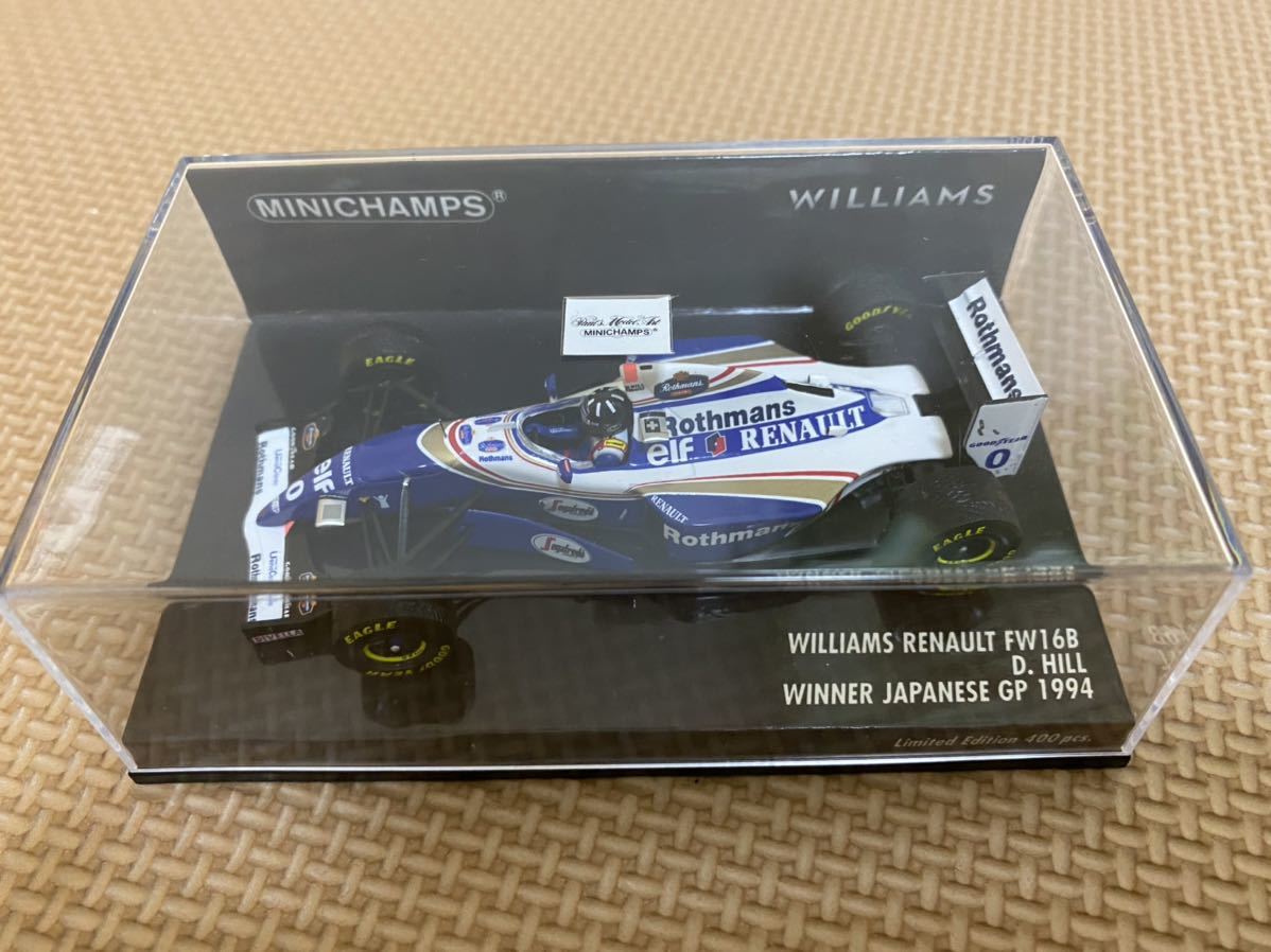 【限定SALE，人気】 MINICHAMPS ウィリアムズ FW16B デーモンヒル 1/43(レーシングカー)｜売買されたオークション情報、yahooの商品情報をアーカイブ公開 - オークファン レーシングカー