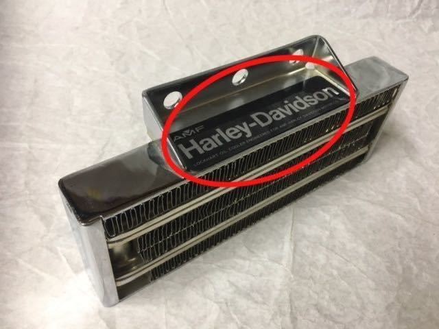 AMF Harley-Davidson ロックハート オイルクーラーデカール 新品 FXS 