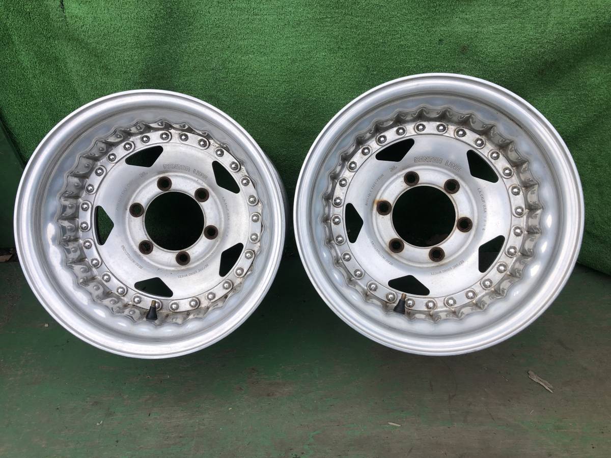 【100%新品，限定SALE】 CENTER LINE 15インチ 10 J 穴 6 PCD 139.7ハブ108 センターキャップ無し 2本ホイール(社外品)｜売買されたオークション情報、yahooの商品情報をアーカイブ公開 - オークファン 6穴