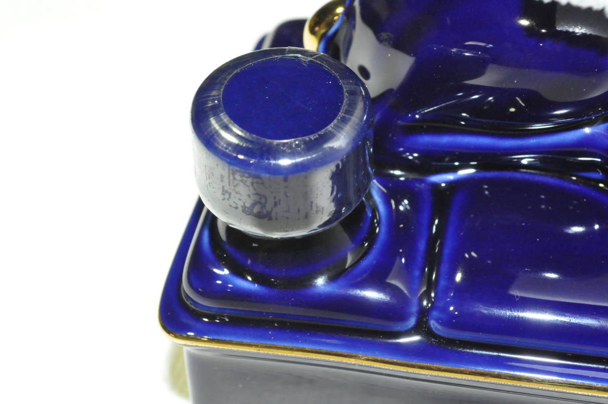 HINE XO ハイン XO 鹿 青 陶器ボトル コニャック ブランデ― 未開栓 古