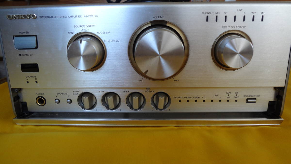 ONKYO A-922M LTD リモコン付き ジャンクとして A-922M ONKYO ONKYO