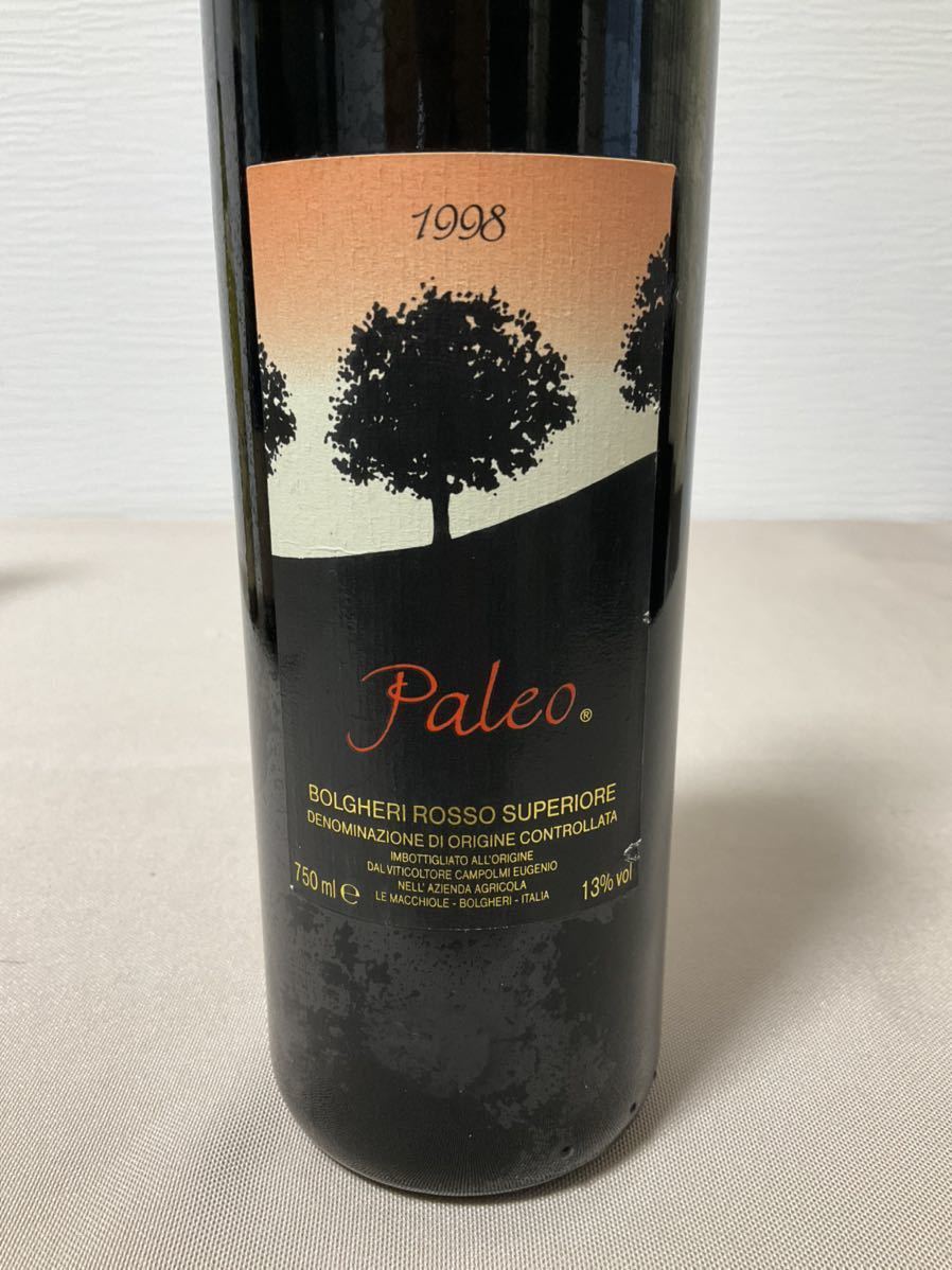 古酒超レア！【24年熟成】1998年パレオ・ロッソ/レ・マッキオーレ 飲料