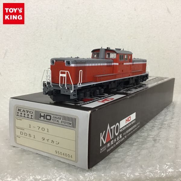 KATO 1-701 HOゲージ DD51 1円〜 「1-701」HOゲージ の落札相場・