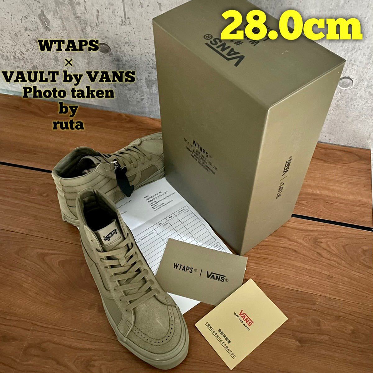 WTAPS VAULT by VANS OG SK8-HI LX Olive Drab (VN0A4BVBCX6)(28.0cm 