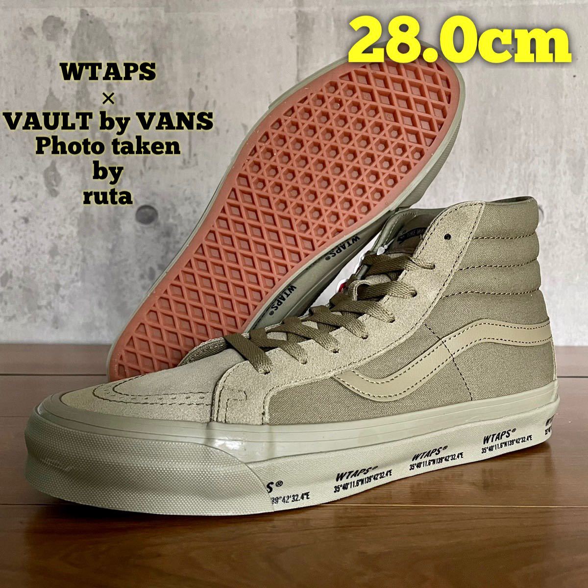 WTAPS VAULT by VANS OG SK8-HI LX Olive Drab (VN0A4BVBCX6)(28.0cm 