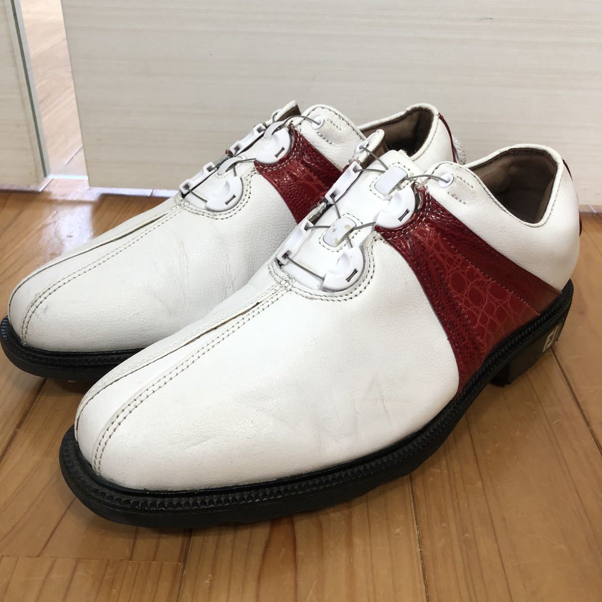 フットジョイ ICON FJ 25.5㎝ 1ラウンド使用 レア PRO SL プロ MEN