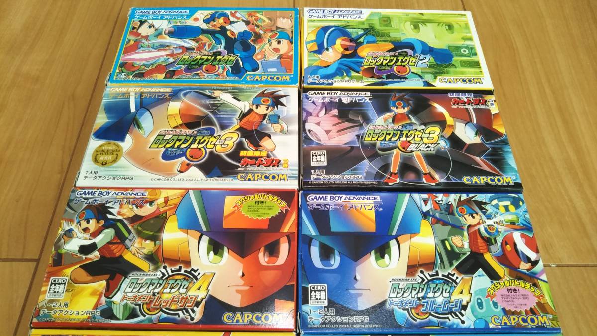 ゲームボーイアドバンス ソフト ロックマンエグゼ 1～6 シリーズ 10作  