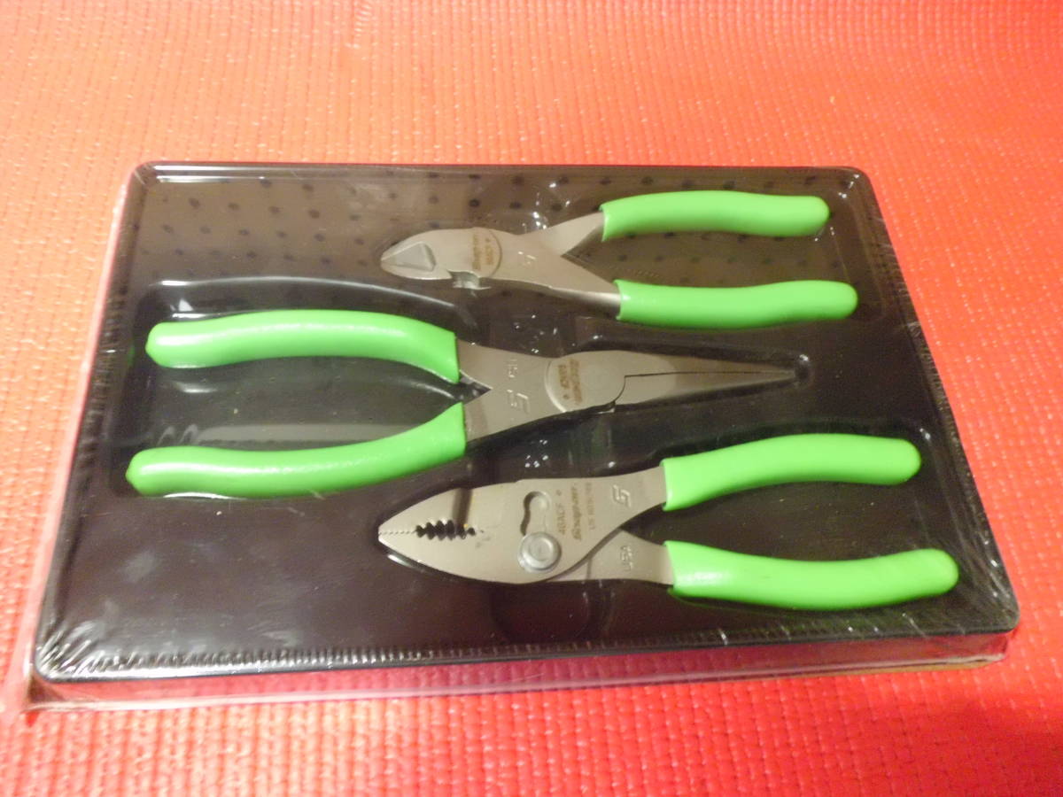 得価，安い スナップオン Snapon プライヤー3本セット PL306ACF グリーン 品(ロングノーズプライヤー)｜売買されたオークション情報、yahooの商品情報をアーカイブ公開 - オークファン ロングノーズプライヤー